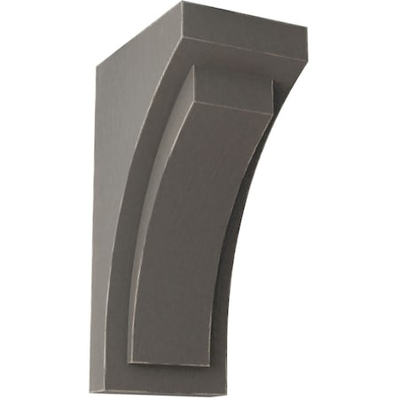 Ekena Millwork 4"W x 5 3/4"D x 10"H Medium Felix Wood Vintage Decor Corbel, Reclaimed Grey CORWD04X05X10FEGY